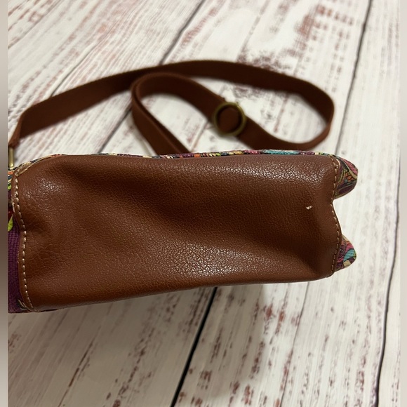 Sakroots peace mulberry treehouse Camden crossbody purple - Picture 3 of 5